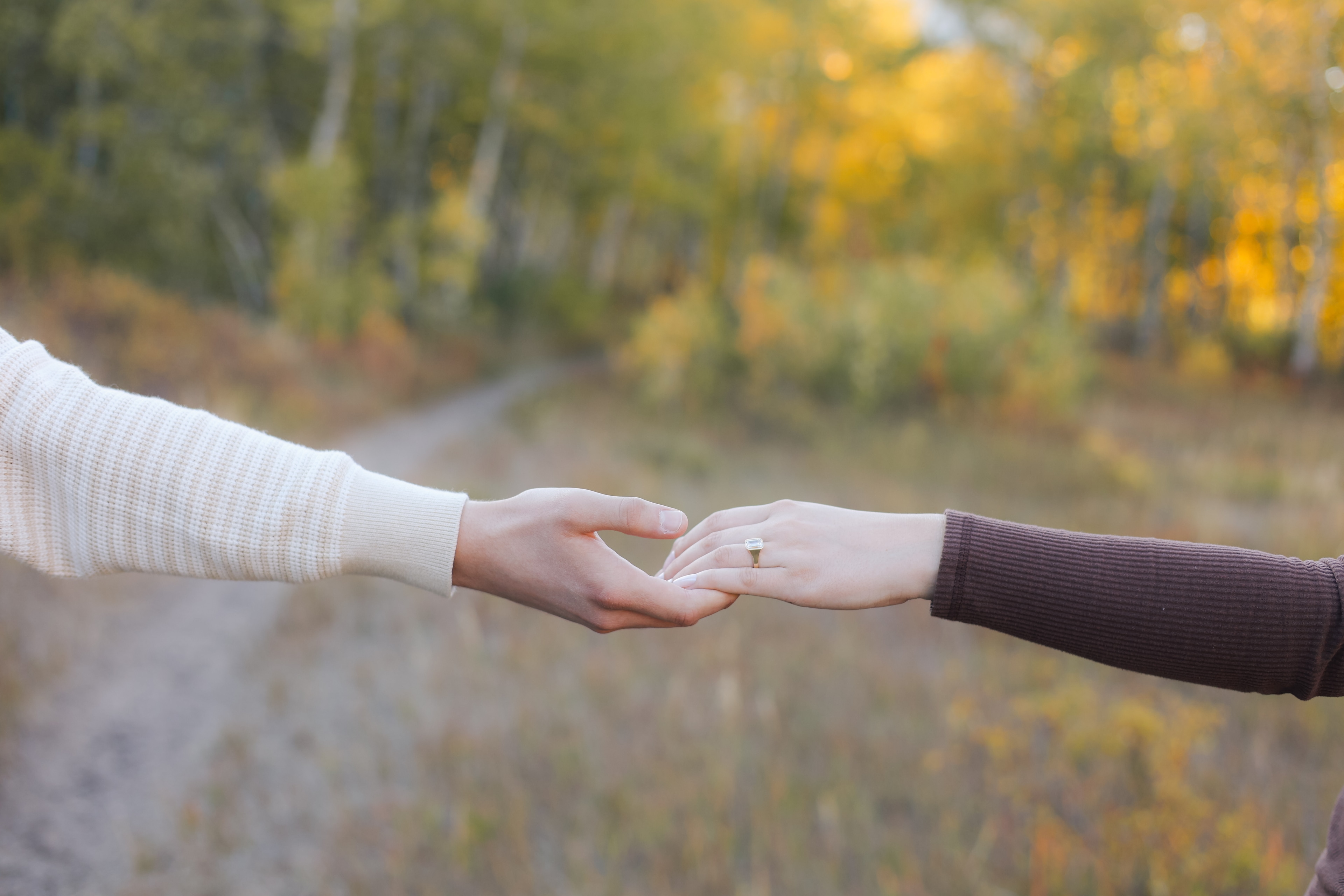 Beautiful wedding ring and hands photography by Isabelle Faye